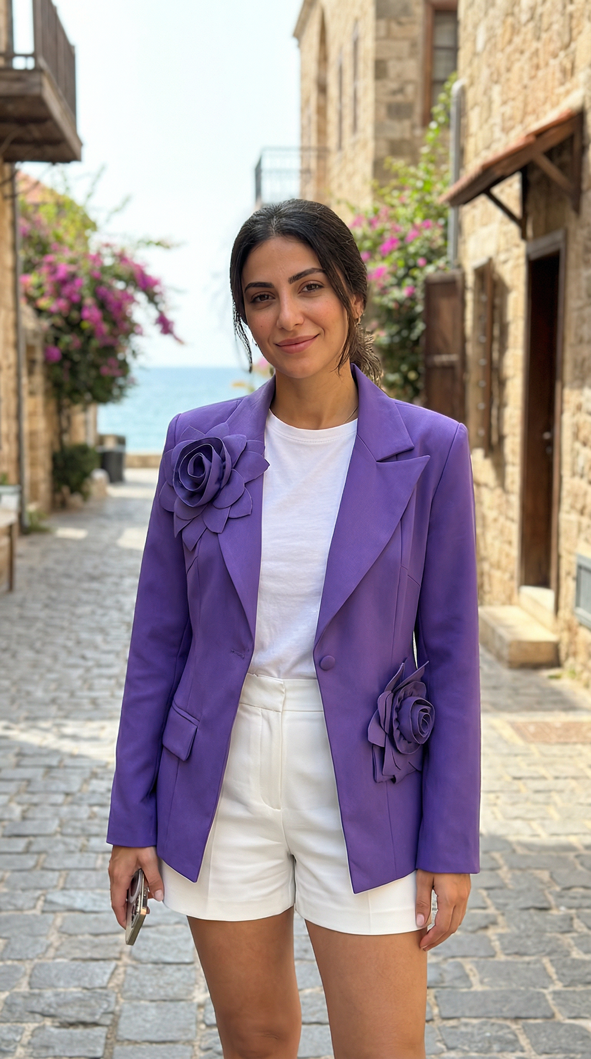 Violet Bloom Blazer