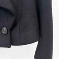 Noir Sculpted Majesty Blazer