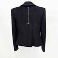 Noir Sculpted Majesty Blazer