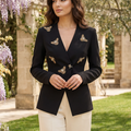 Noir Butterfly Blazer