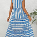 Boho Breeze V-Neck Dress