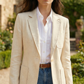 Sky Linen Blazer