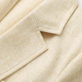 Beige Linen Blazer