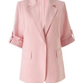 Beige Linen Blazer