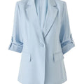 Beige Linen Blazer