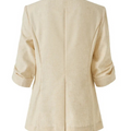 Blush Linen Blazer