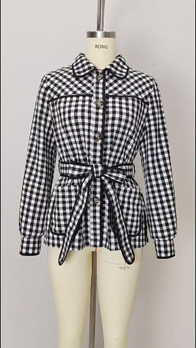 Winter Gingham Jacket