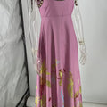 Rosewood Reverie Linen Dress