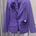 Violet Bloom Blazer