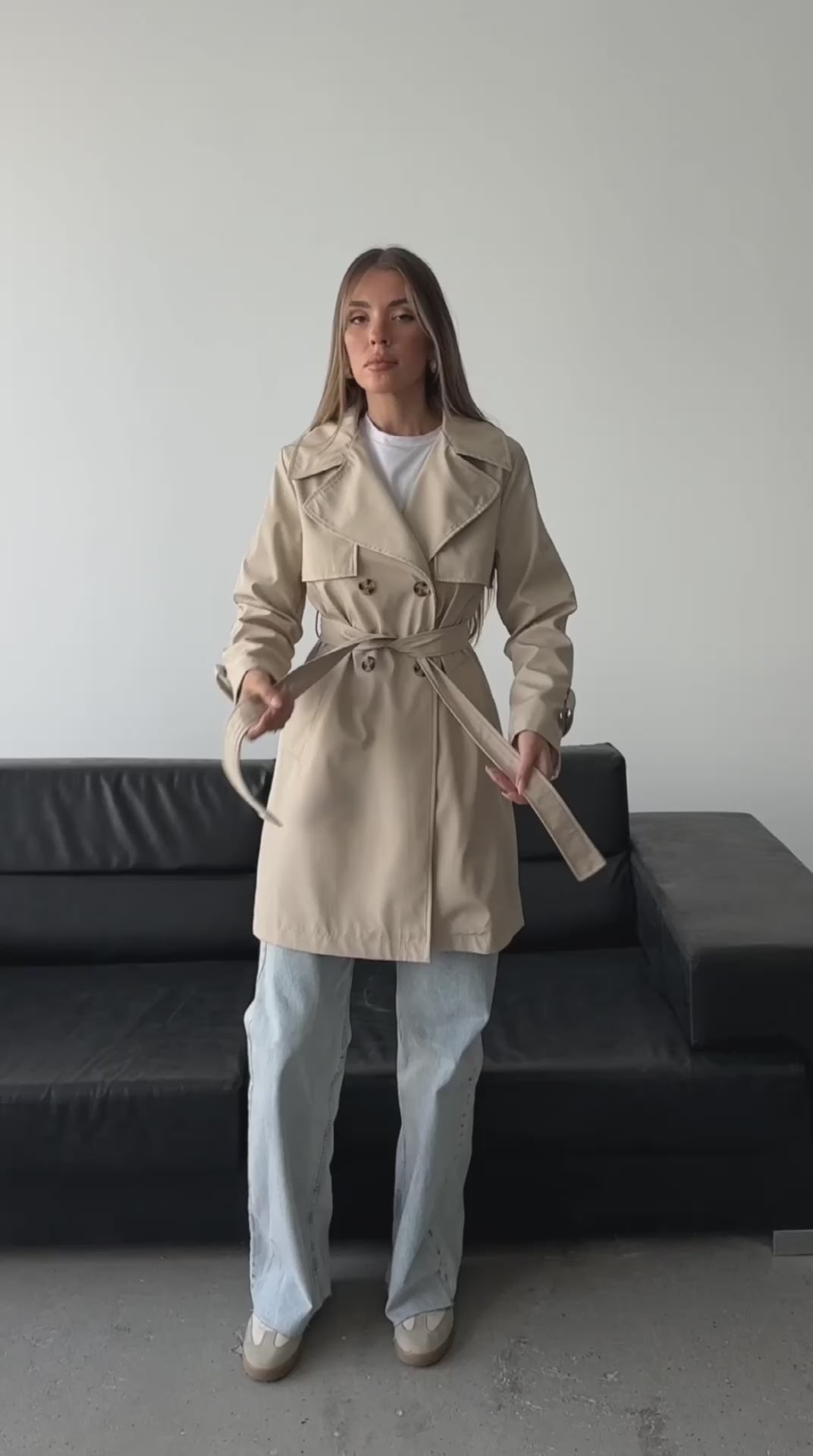 Dusk Embrace Trench Coat