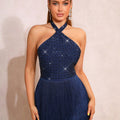 Étoile Fringe Gown