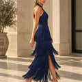 Étoile Fringe Gown