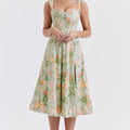 Golden Petal Midi