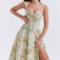 Golden Petal Midi