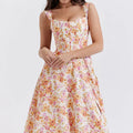 Golden Petal Midi
