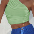 Summer Stretch One-Shoulder vest