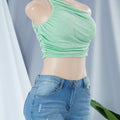 Summer Stretch One-Shoulder vest