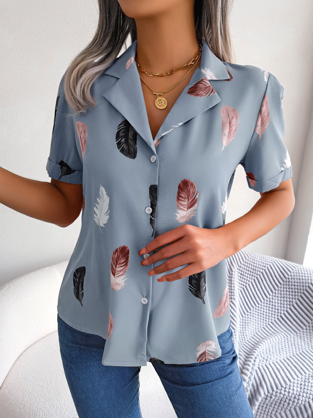 Summer Elegant Relaxed Shirt