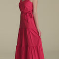 Trendy Belted Maxi Dress