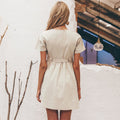 Good Vibes Button Up Mini Dress