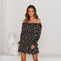 Floral Sensation Off-shoulder Mini Dress