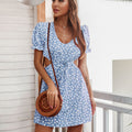 Floral A-Line Mini Dress