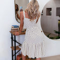 Glistening Promise Polka Dot Midi Dress