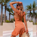 Majestic Polka Dot Mini Dress