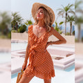Majestic Polka Dot Mini Dress