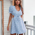 Floral A-Line Mini Dress