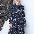 Blooming Radiance Midi Dress