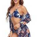 Tanning Days Printed 3 Piece Bikini Set