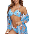 Tanning Days Printed 3 Piece Bikini Set