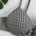 Sandy Toes Gingham Print Bikini