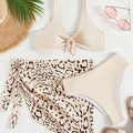 Beach Babe Leopard Print Bikini Set