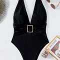 Beach Babe Belted One-Piece Swimsuit