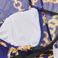 Chasing Waves Chain-Link Print Bikini Set