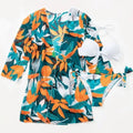 Coastal Grooves Leaf Print Set