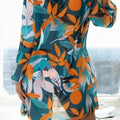 Coastal Grooves Leaf Print Set