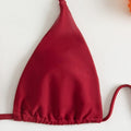 Sand a Message Tassel Bikini Set