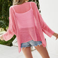 Island Calling Crochet Long Sleeve Coverup