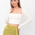 Belle Illusion Top - White
