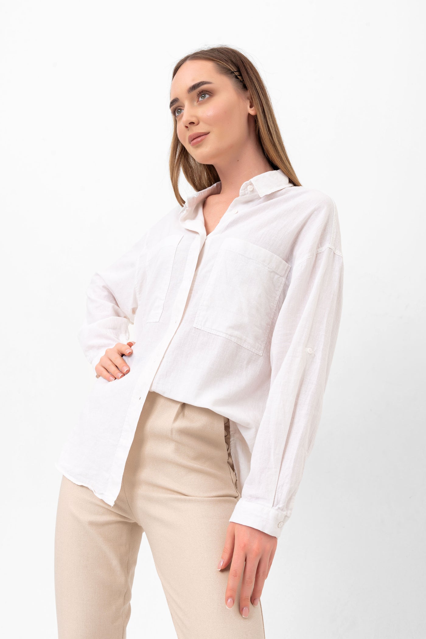 Classic Button-Up Long Sleeve Shirt