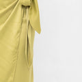 Audriana Wrap-Around Midi Skirt - Green