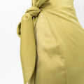 Audriana Wrap-Around Midi Skirt - Green