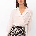 Divinity Sophisticated Crossover Blouse