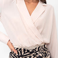 Divinity Sophisticated Crossover Blouse