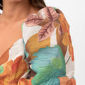 Lorelei Tropical Print Crop Top - Green