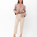 Marilyn Tie-Up Shirt - Beige