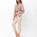 Marilyn Tie-Up Shirt - Beige